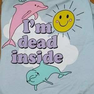 Light Blue Graphic T-Shirt